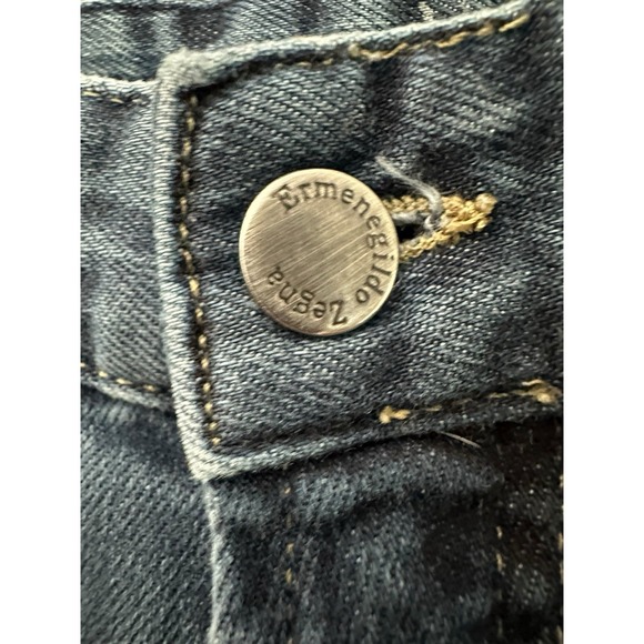 ERMENEGILDO ZEGNA Jeans Mens 42X30 Straight Leg Blue Denim Preppy Casual #MN15-5 - Picture 2 of 13